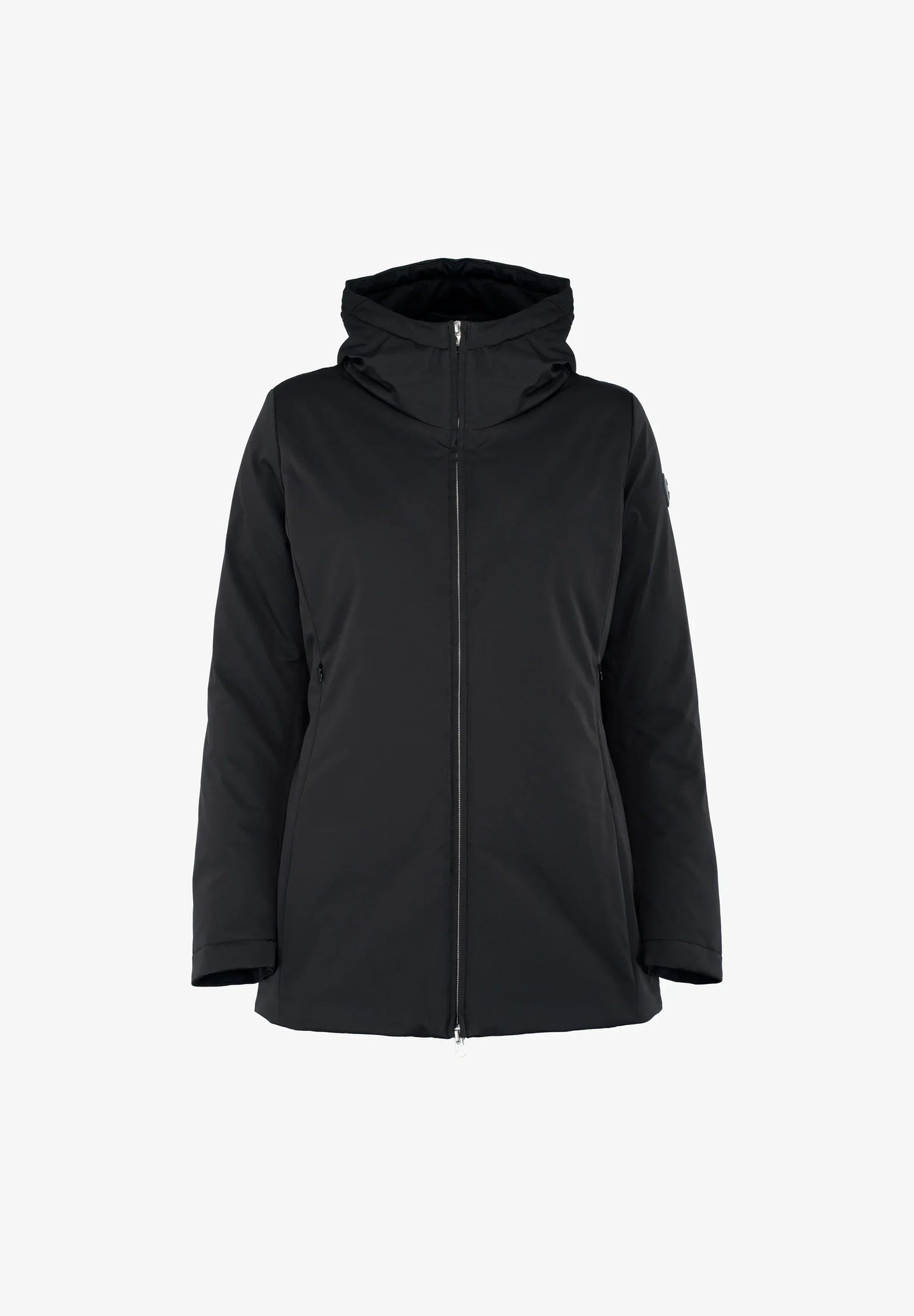 COLMAR DONNA NERO IMPERMEABILE CON CAPPUCCIO