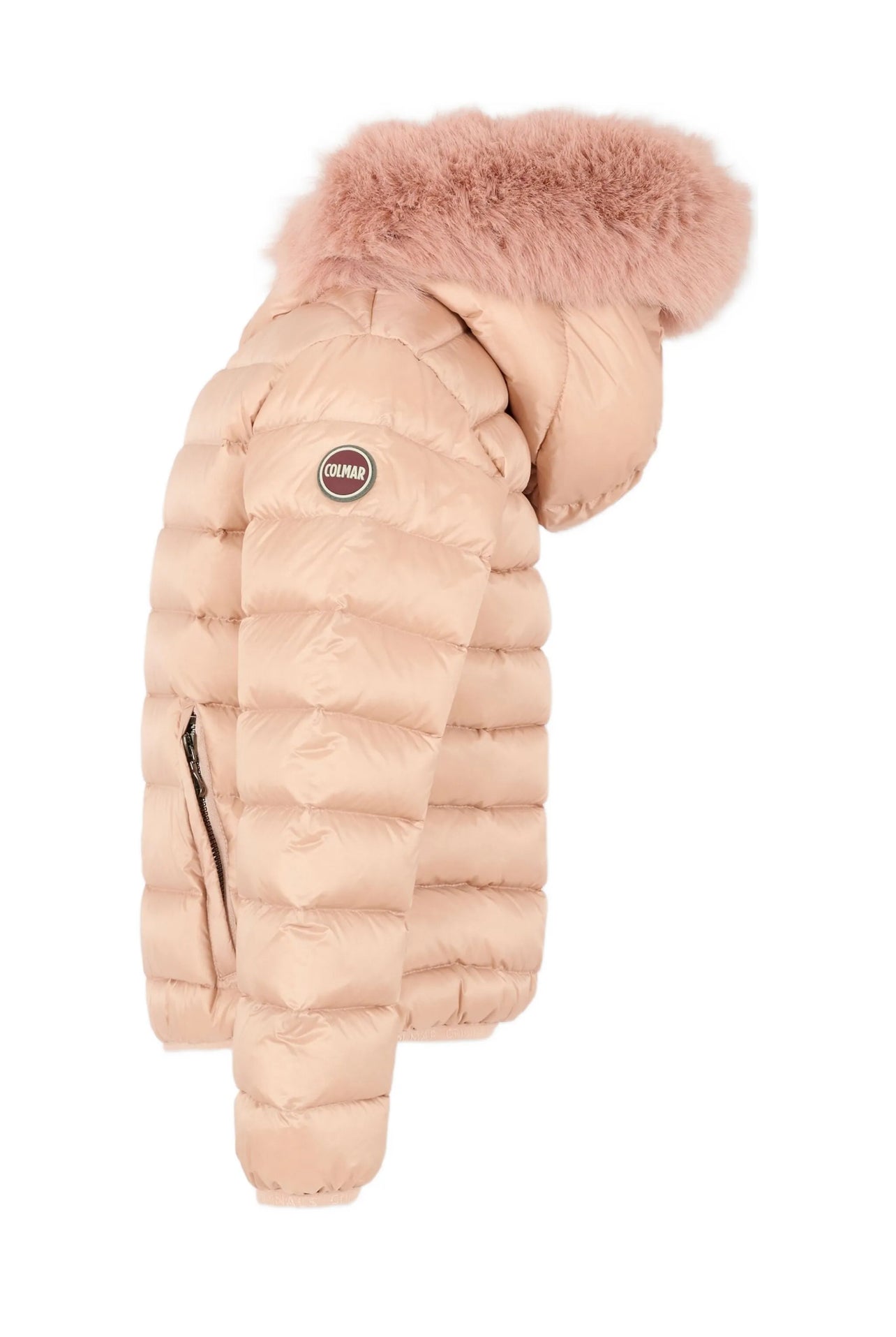 COLMAR DONNA CORTO ROSA CON PELLICCIA