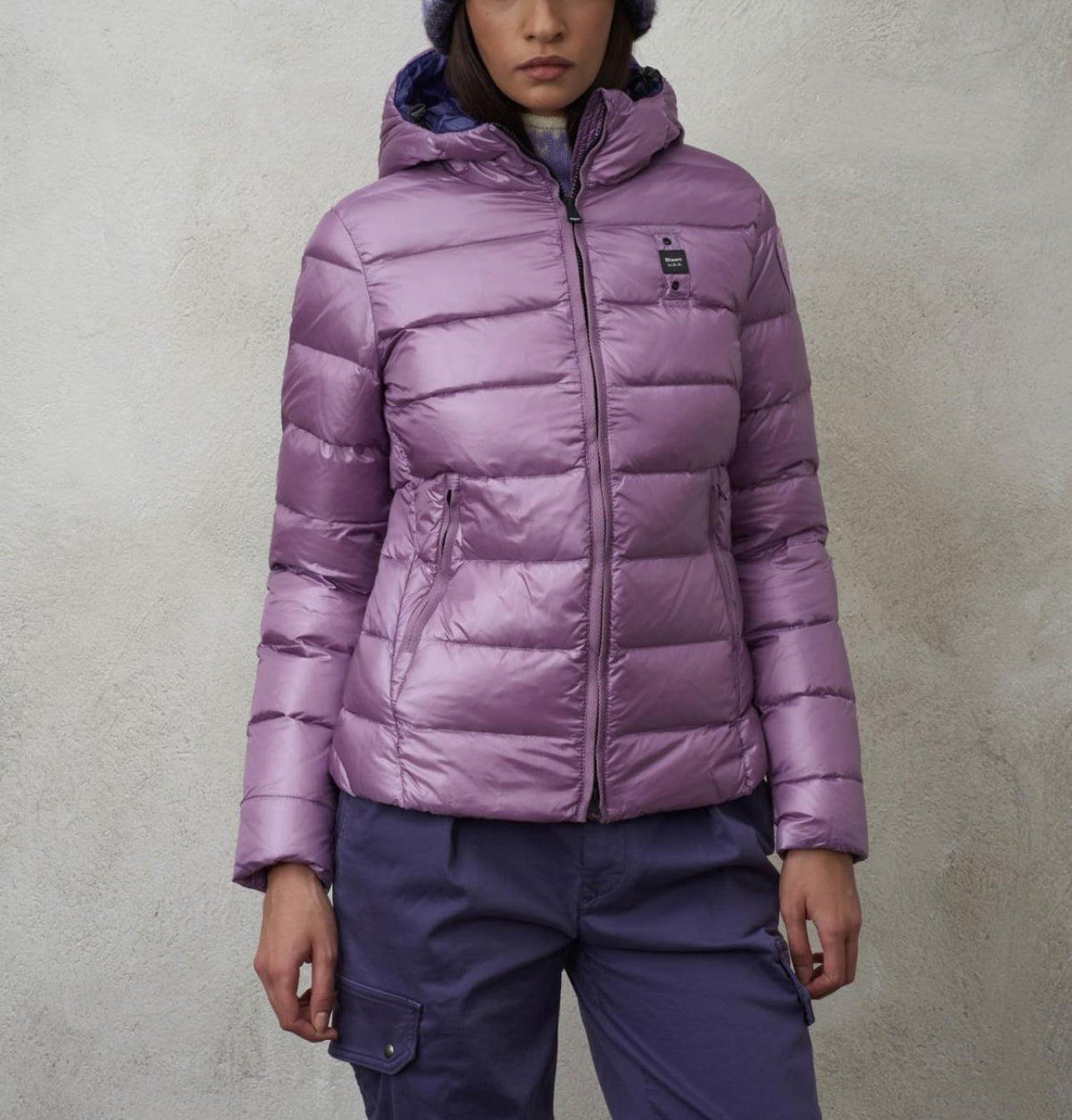 GUBBINO BLAUER CORTO DONNA VIOLA CHIARO