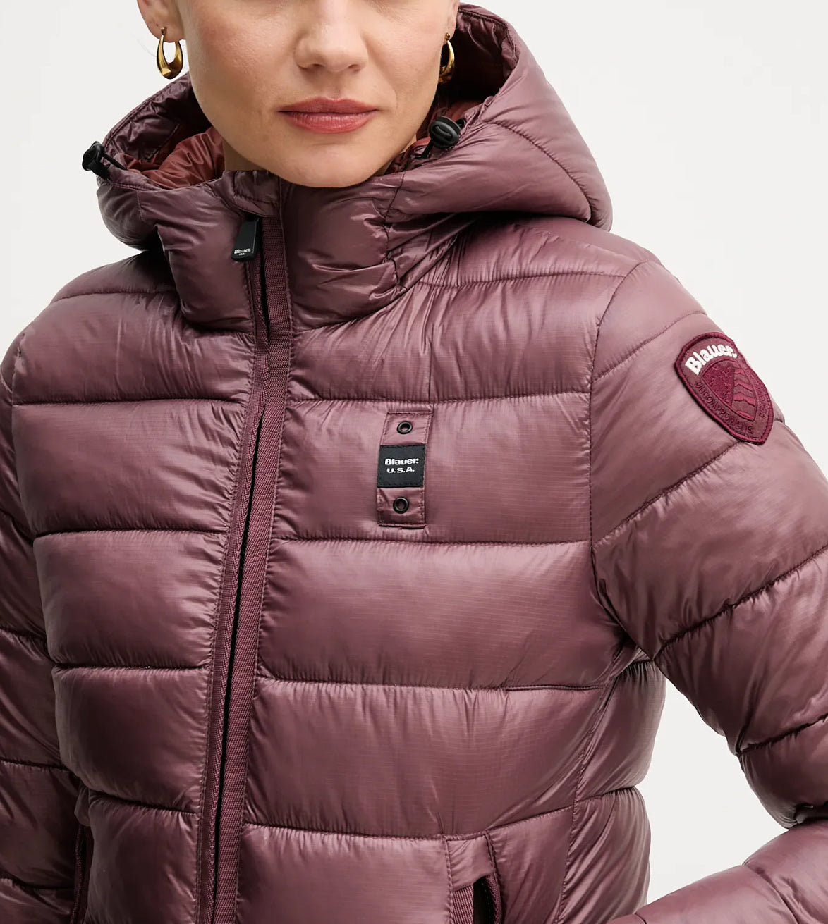 GIUBBINO BLAUER CORTO DONNA VIOLA SCURO