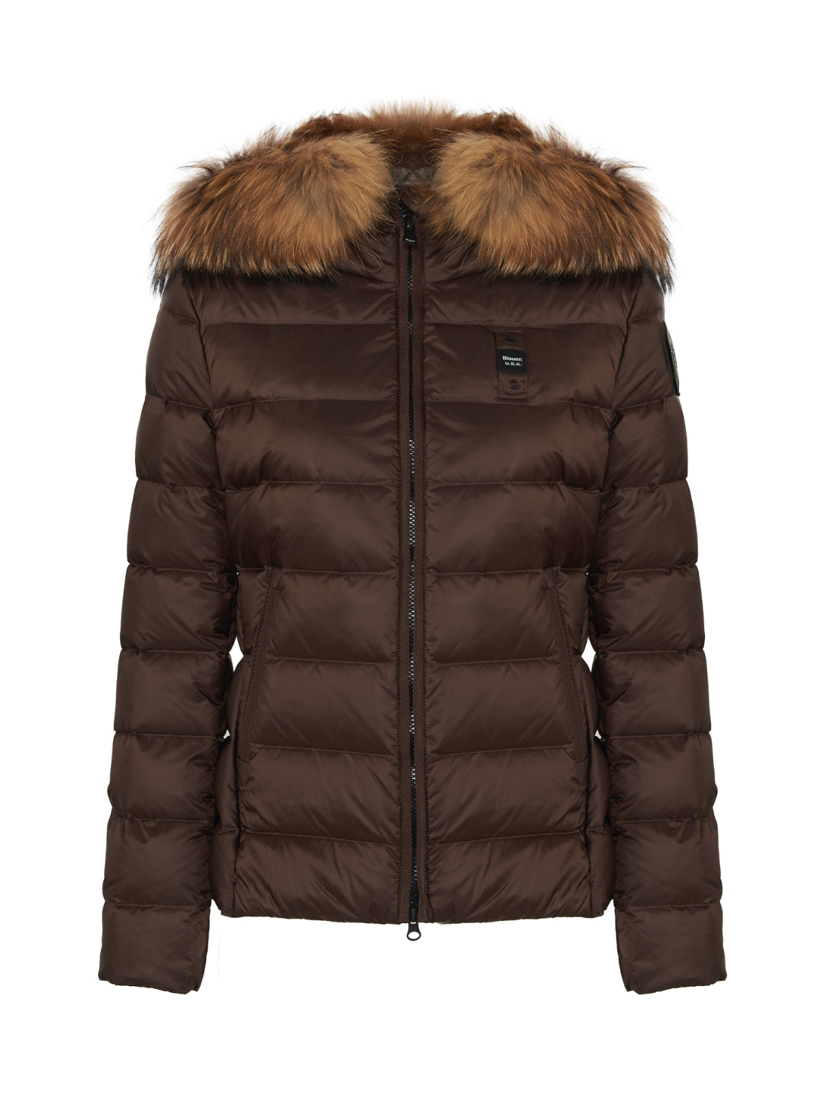 GIUBBINO BLAUER MARRONE CORTO DONNA PELLICCIA