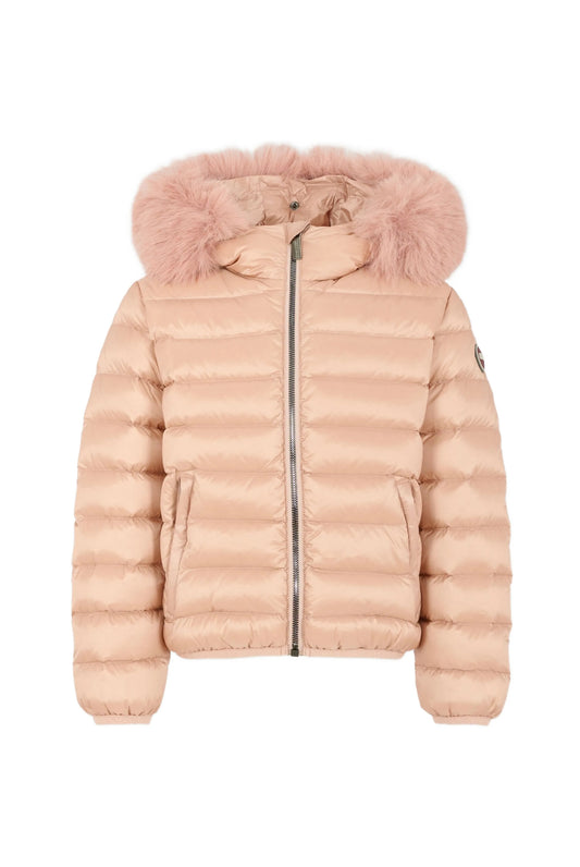 COLMAR DONNA CORTO ROSA CON PELLICCIA