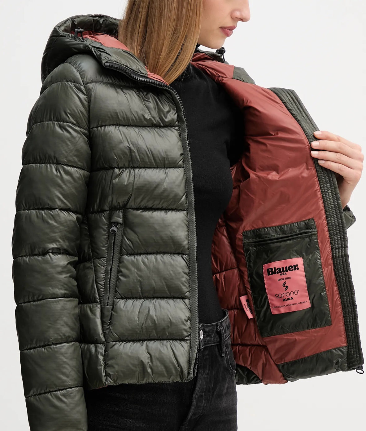 GIUBBINO BLAUER CORTO DONNA VERDE