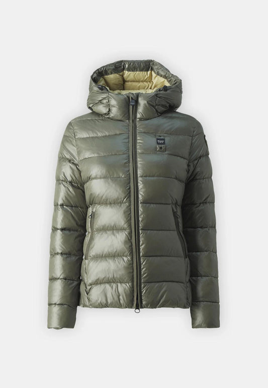 GIUBBINO BLAUER DONNA VERDE CORTO